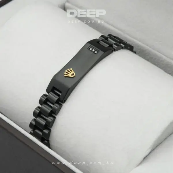 Premium Black Rolex Bracelet for Man