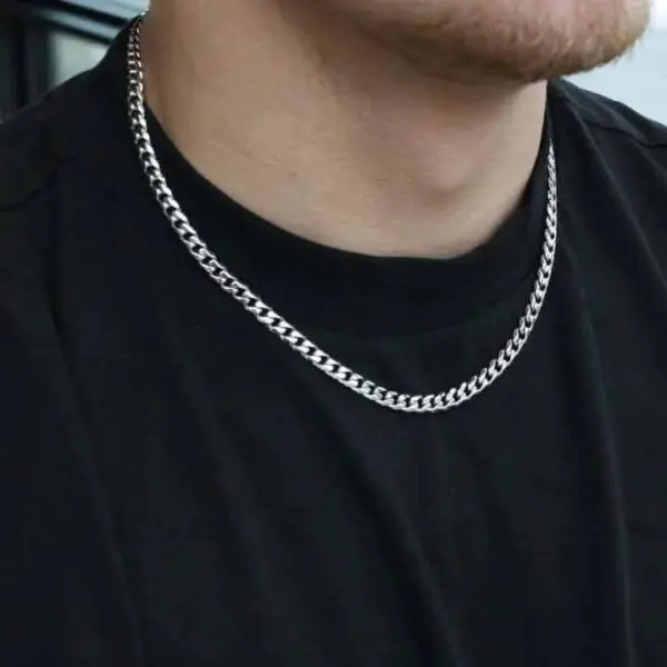 Stainless Steel Cuban Link Chain For Man
