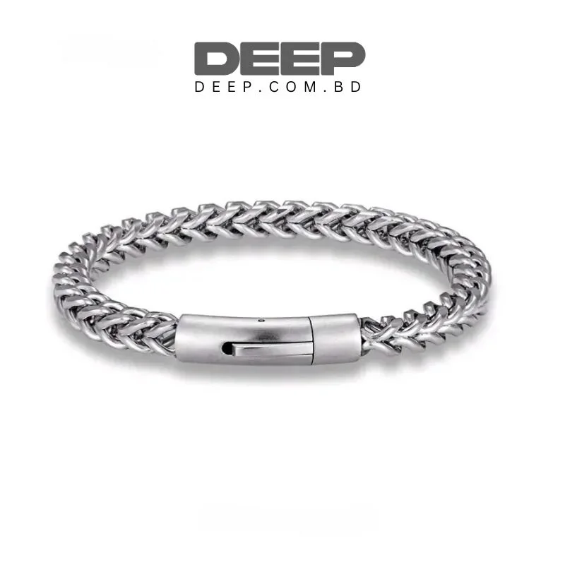 Rock Stainless Steel Chain 3D Bracelet for Men