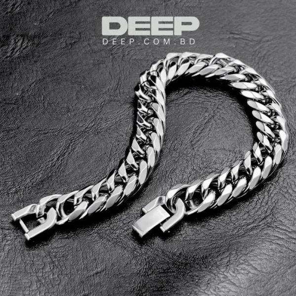 Celestial Stainless Steel Silver Bracelet for Men