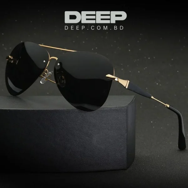 New Stylish Trendy Pilot Shape Business Class Polarized Sunglass for men