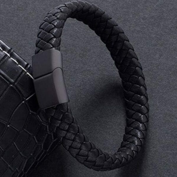Men's Premium Braided Leather Bracelet
