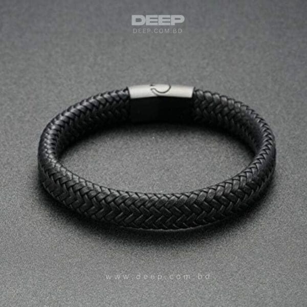 Men's Premium Braided Leather Bracelet
