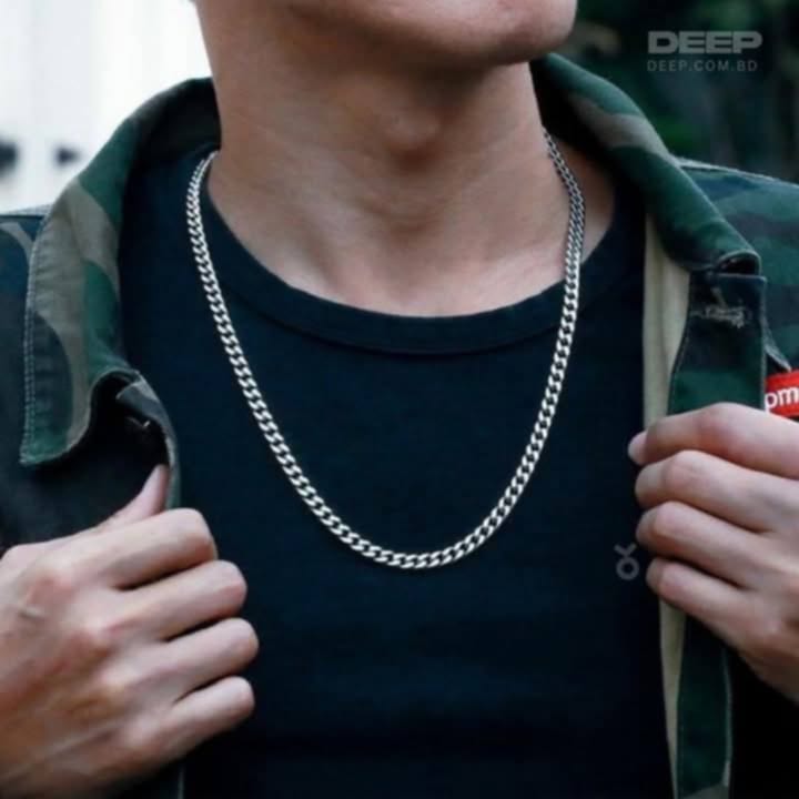 Simple Bold Cuban Chain Necklaces for Men